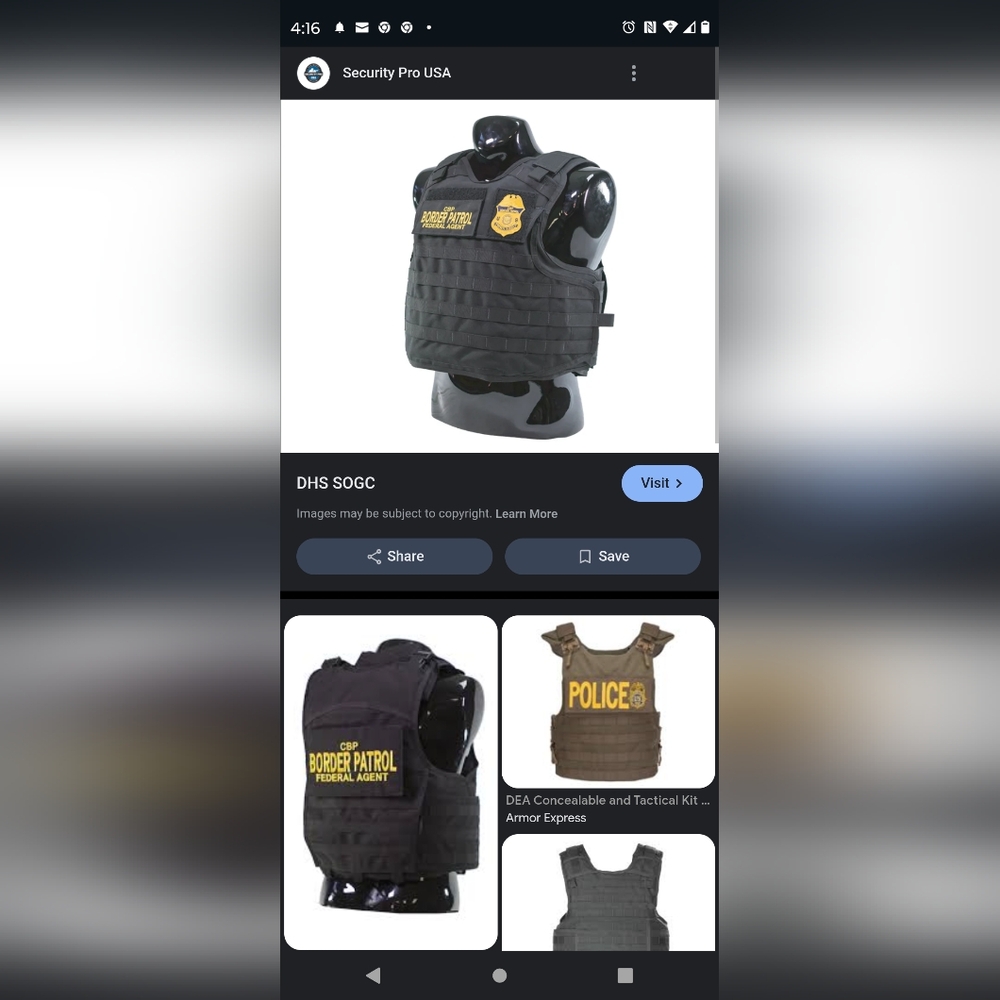 USGI KDH DHS SOGC Molle Plate Carrier CBP LEO PC armor Tactical Vest
